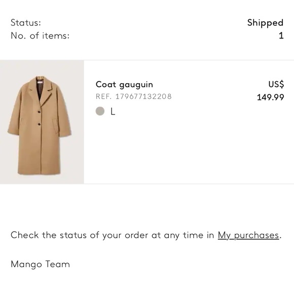 MANGO Coat - Picture 2 of 12
